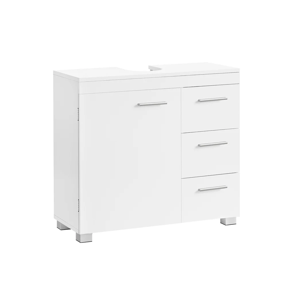 Meuble sous lavabo blanc - Image 2