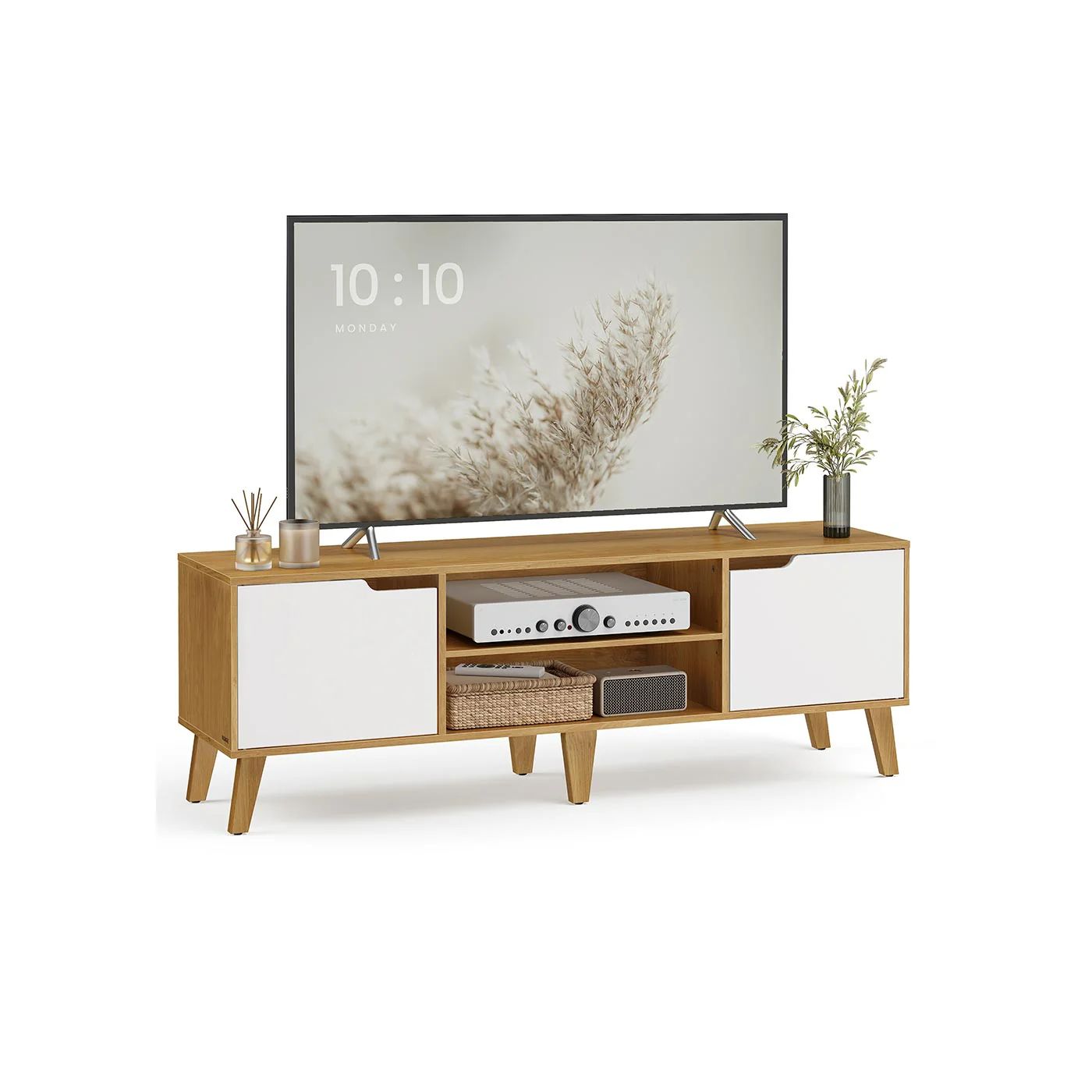 Meuble TV avec étagère réglable
