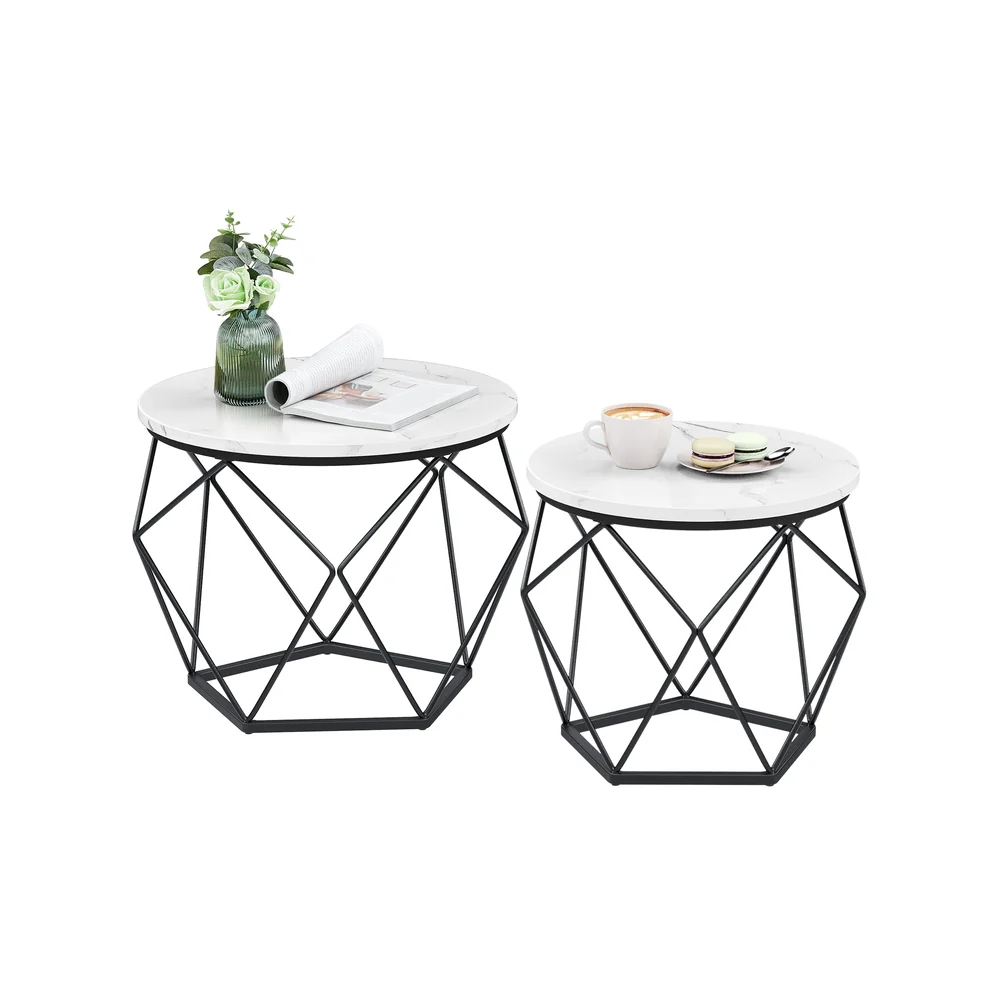 Table basse ronde plateau amovible - Image 4