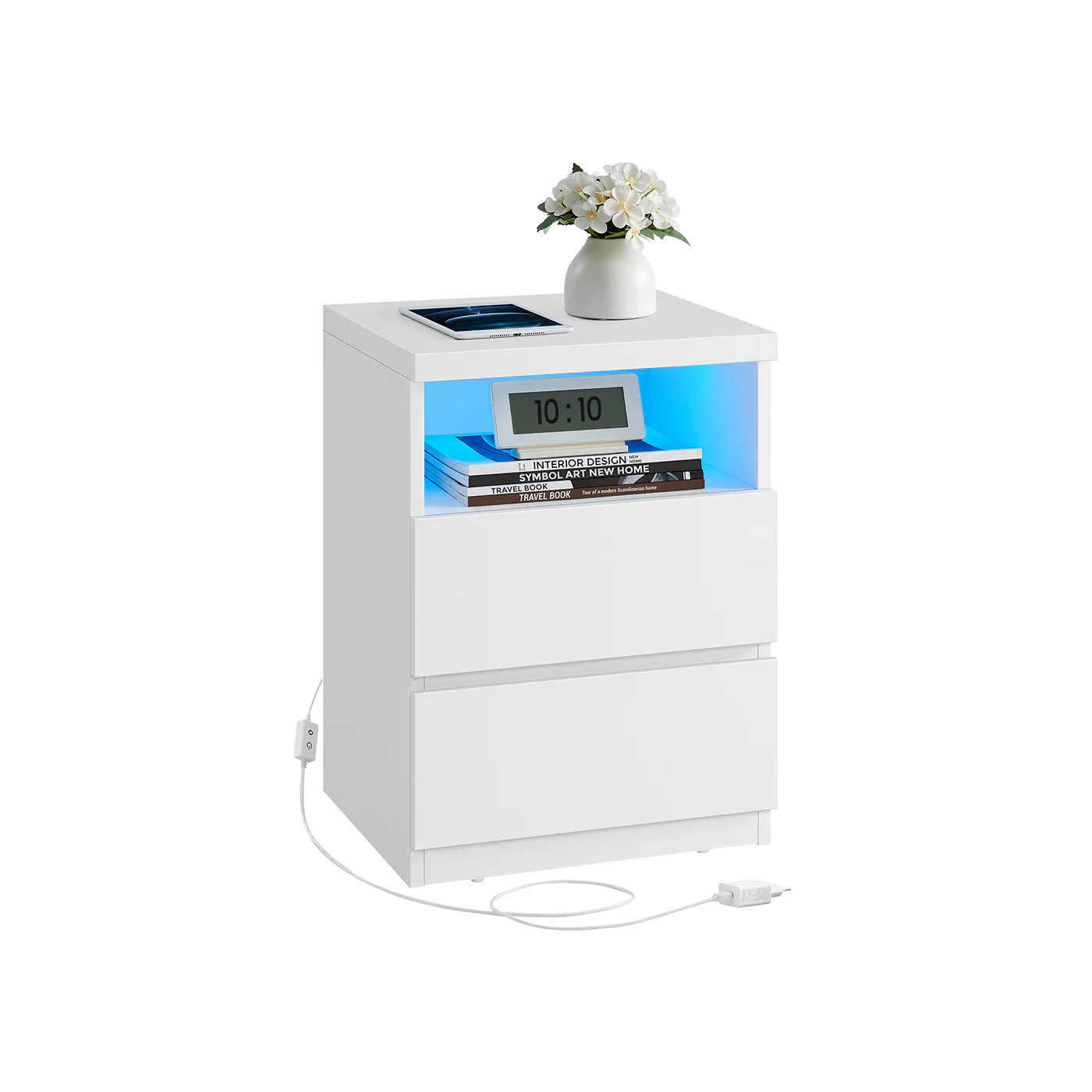 Table de chevet avec éclairage LED - Image 2