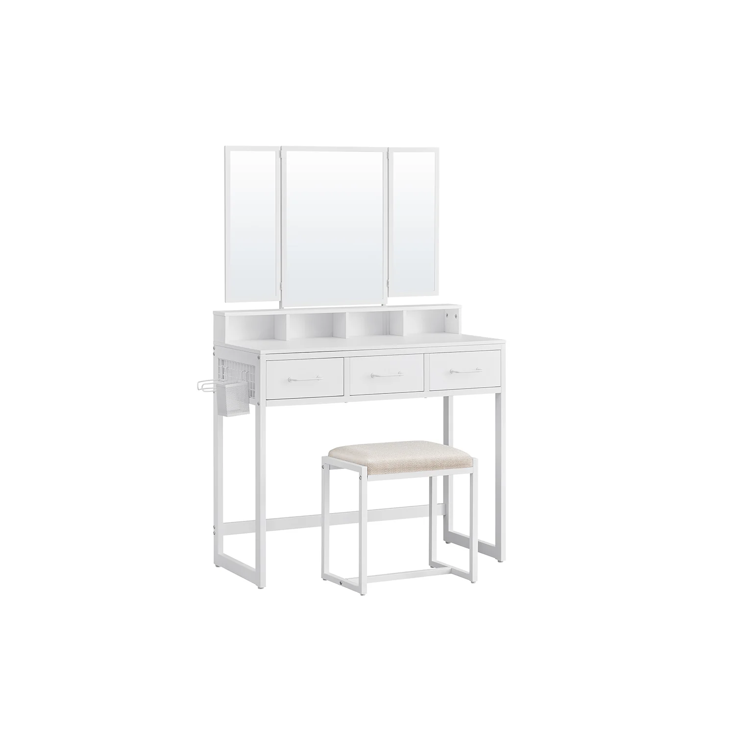 Table de maquillage avec tabouret - Image 2