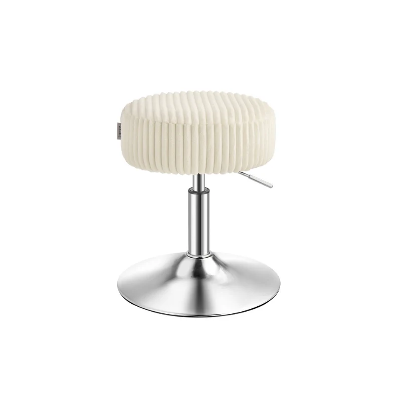 Tabouret de maquillage réglable pivotant en PU pour coiffeuse - Image 5