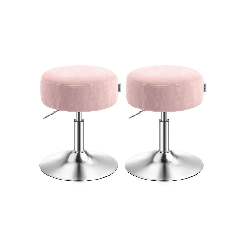 Tabouret de maquillage réglable pivotant en PU pour coiffeuse - Image 6