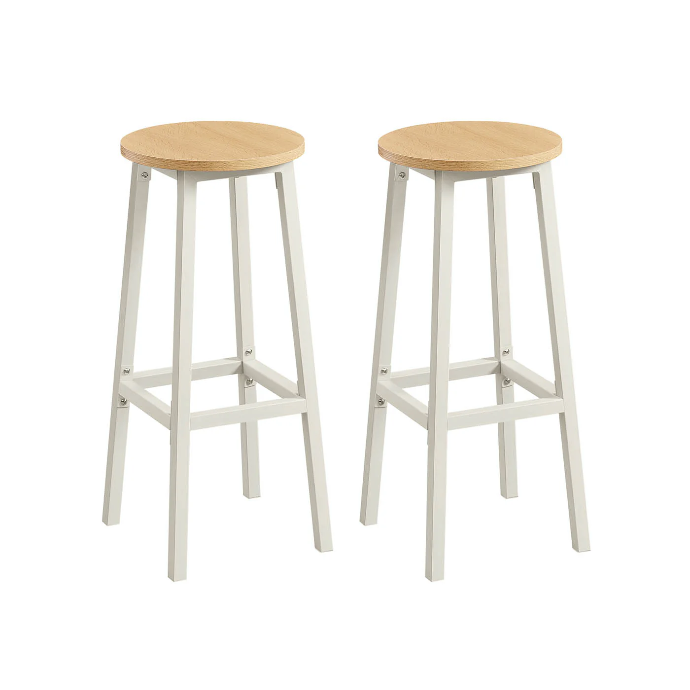 Tabourets de bar élégants en métal pour cuisine et salon - Image 2